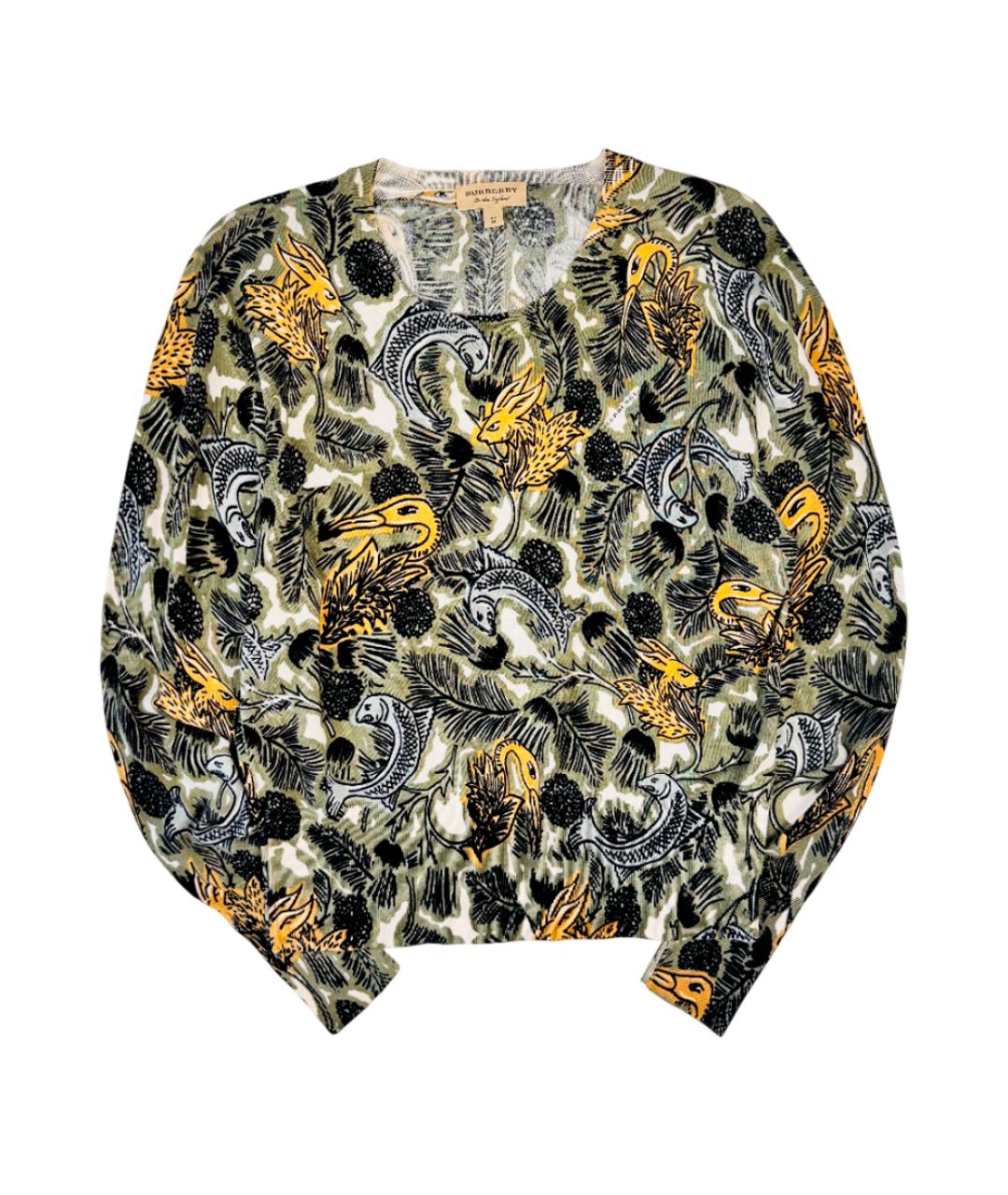 BURBERRY Мульти хлопковый джемпер / свитер, фото 6