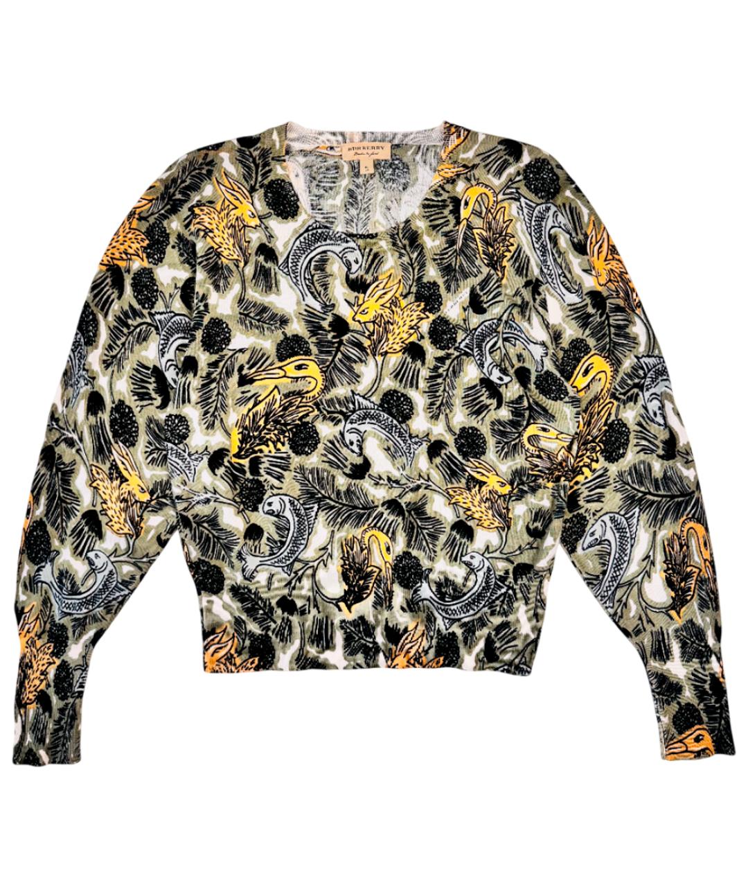 BURBERRY Мульти хлопковый джемпер / свитер, фото 3