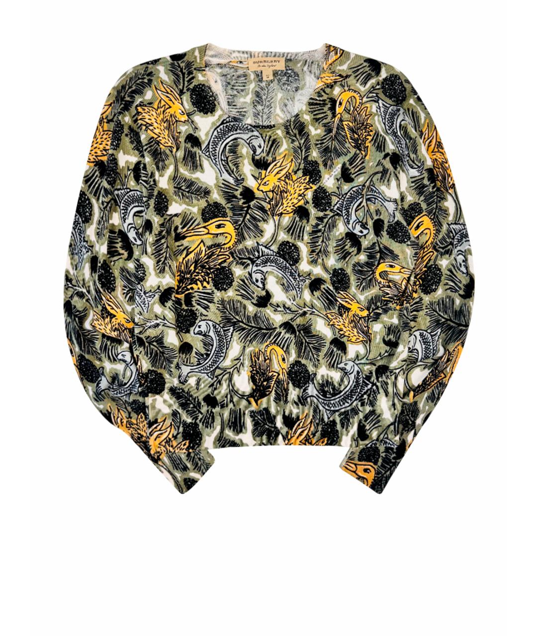 BURBERRY Мульти хлопковый джемпер / свитер, фото 1