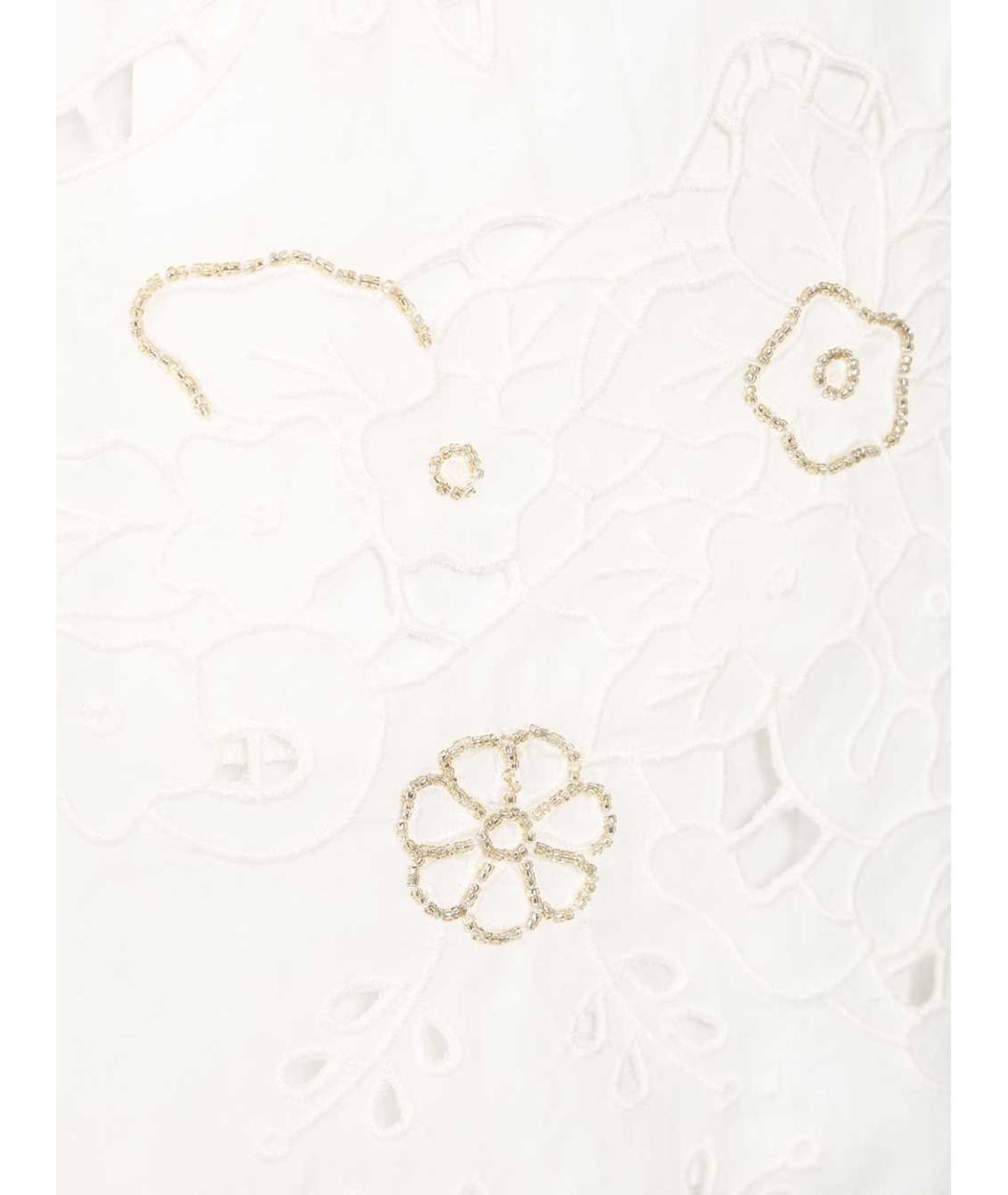 FORTE FORTE Белые хлопковые шорты, фото 5