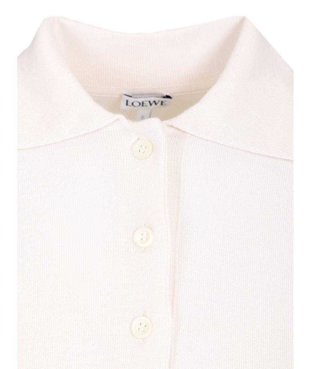 LOEWE Белый кашемировый джемпер / свитер, фото 5