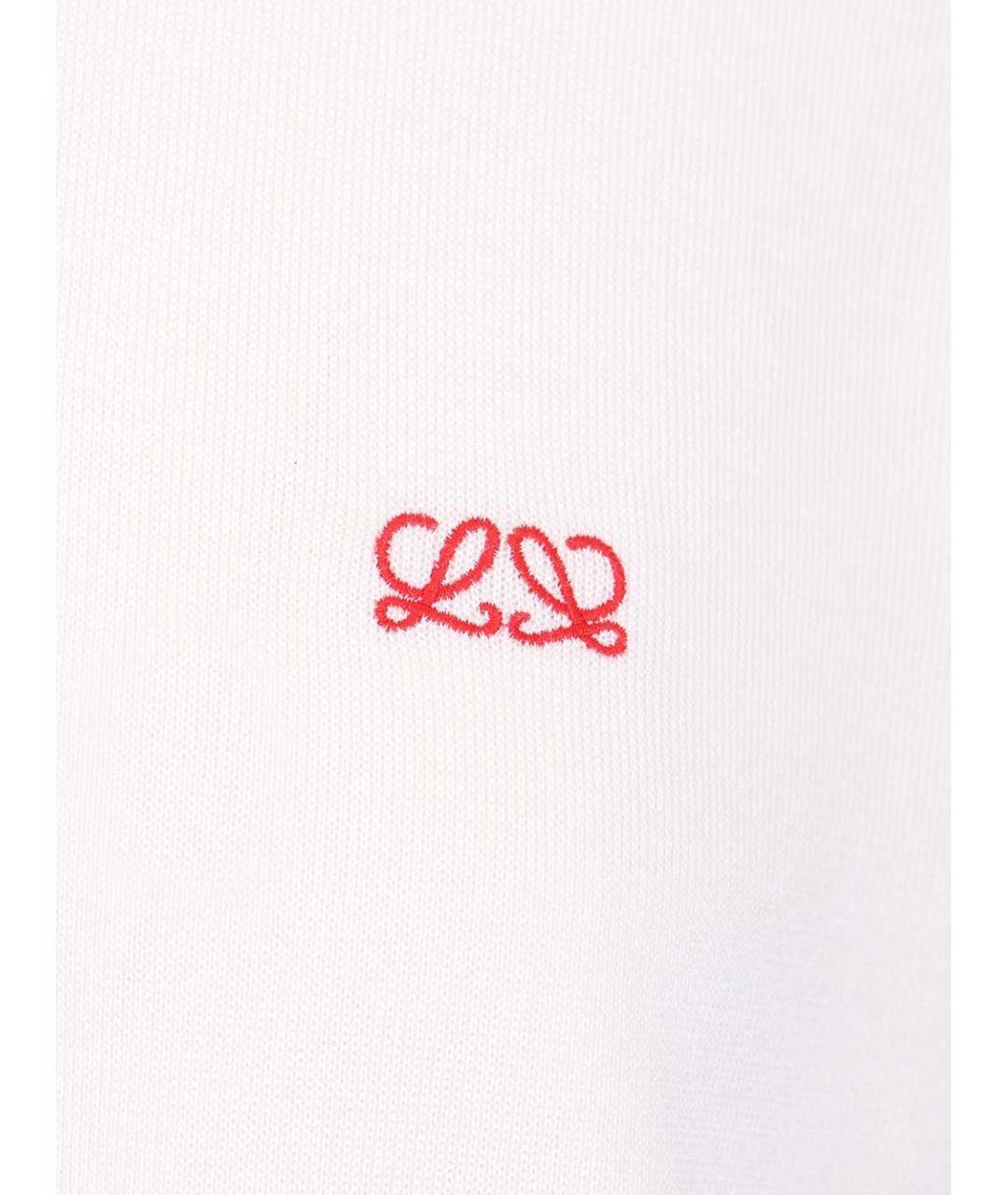 LOEWE Белый кашемировый джемпер / свитер, фото 4