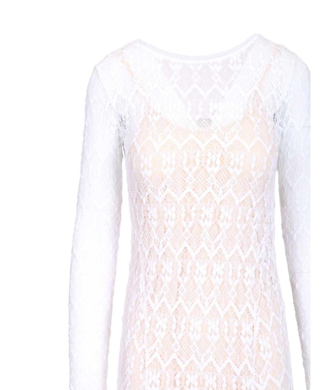 FORTE FORTE Белое хлопковое повседневное платье, фото 4