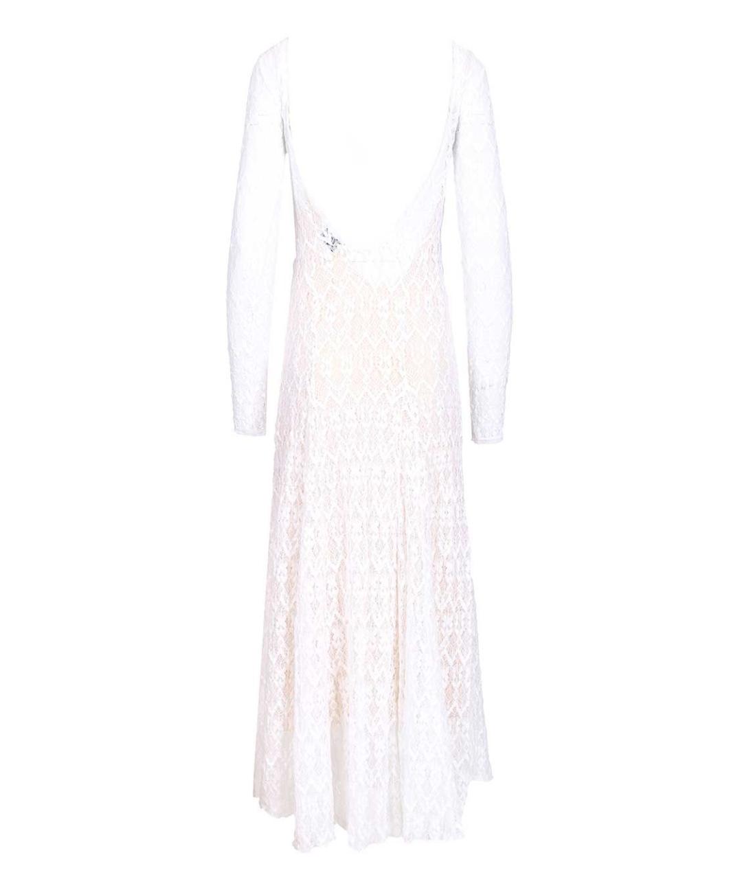 FORTE FORTE Белое хлопковое повседневное платье, фото 2