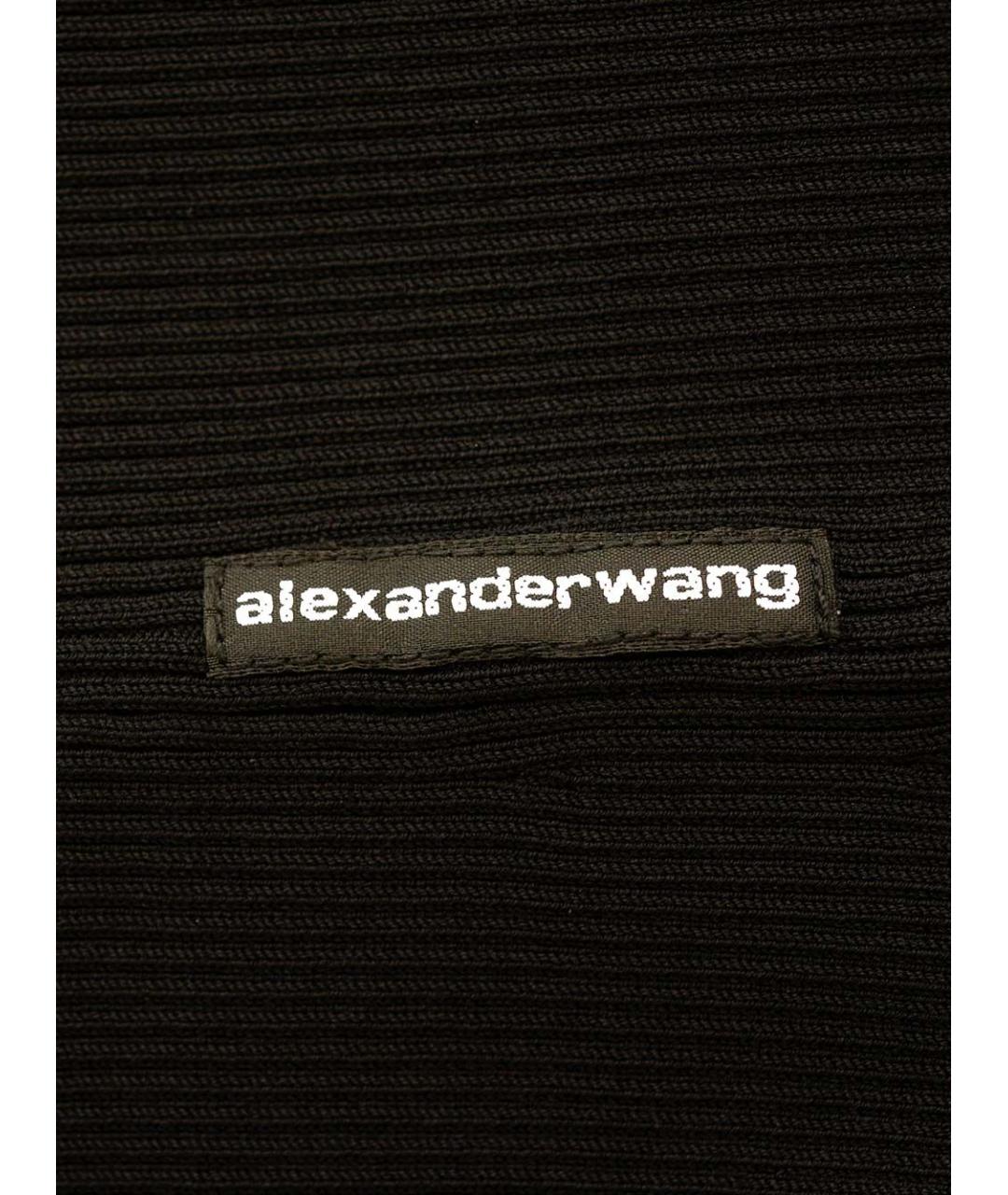 ALEXANDER WANG Черная вискозная блузы, фото 7