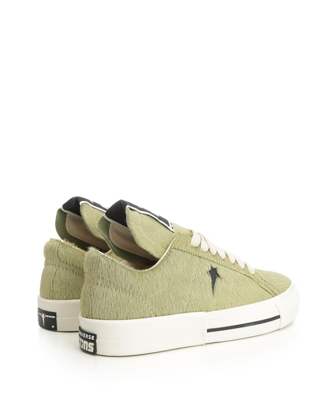 CONVERSE Зеленые низкие кроссовки / кеды, фото 3