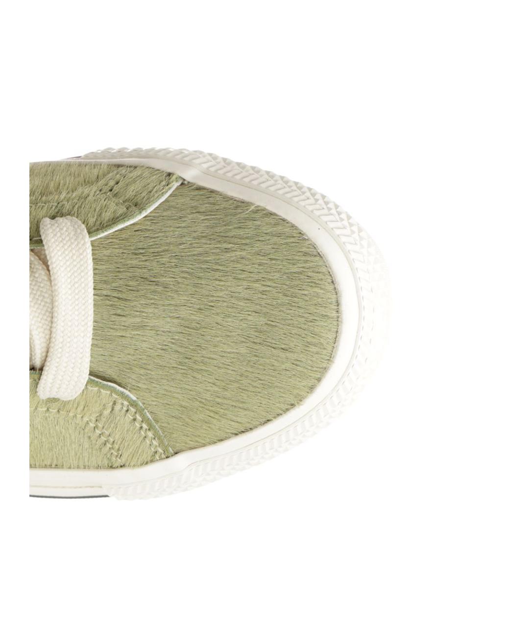 CONVERSE Зеленые низкие кроссовки / кеды, фото 4