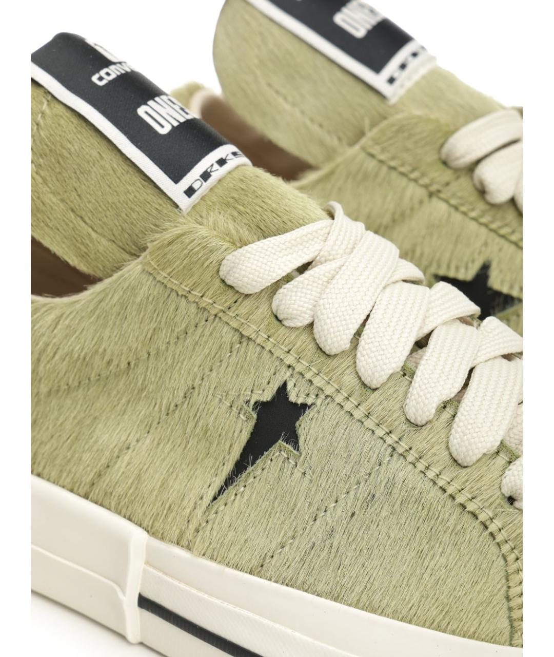 CONVERSE Зеленые низкие кроссовки / кеды, фото 6