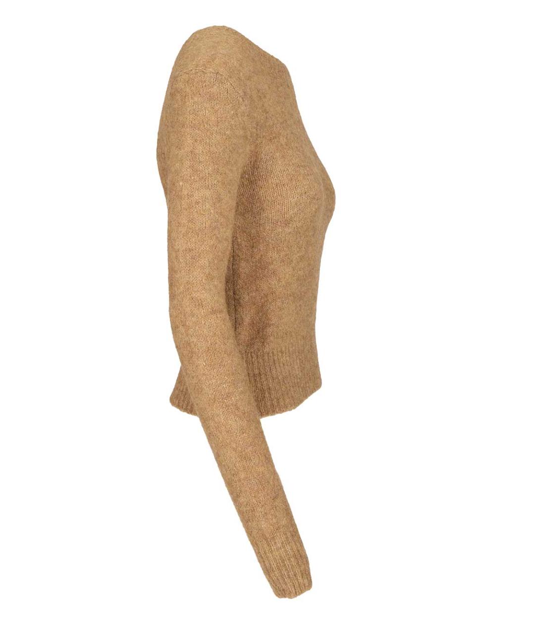 Ami Paris Коричневый шерстяной джемпер / свитер, фото 3