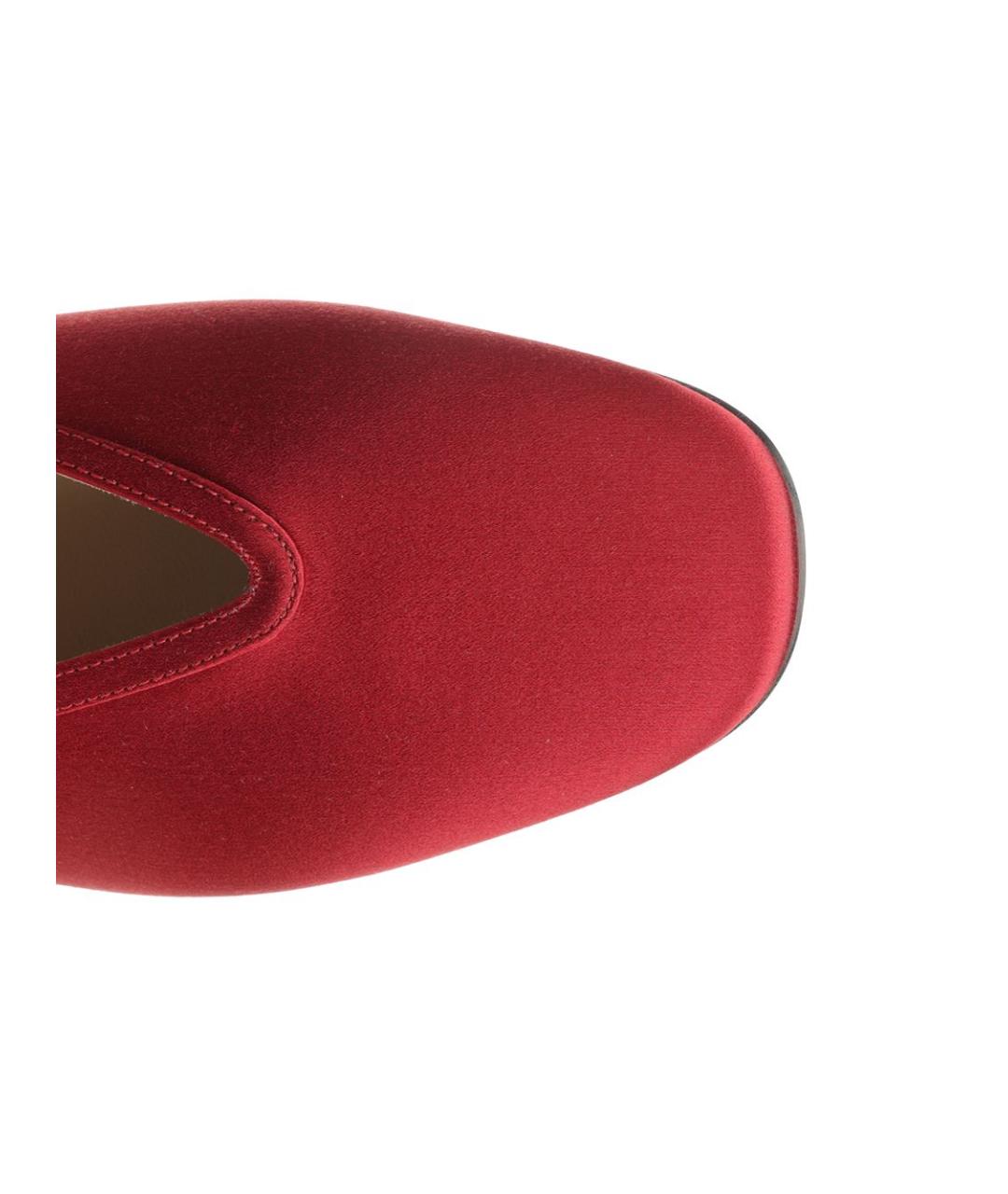 LE MONDE BERYL Красные текстильные балетки, фото 4