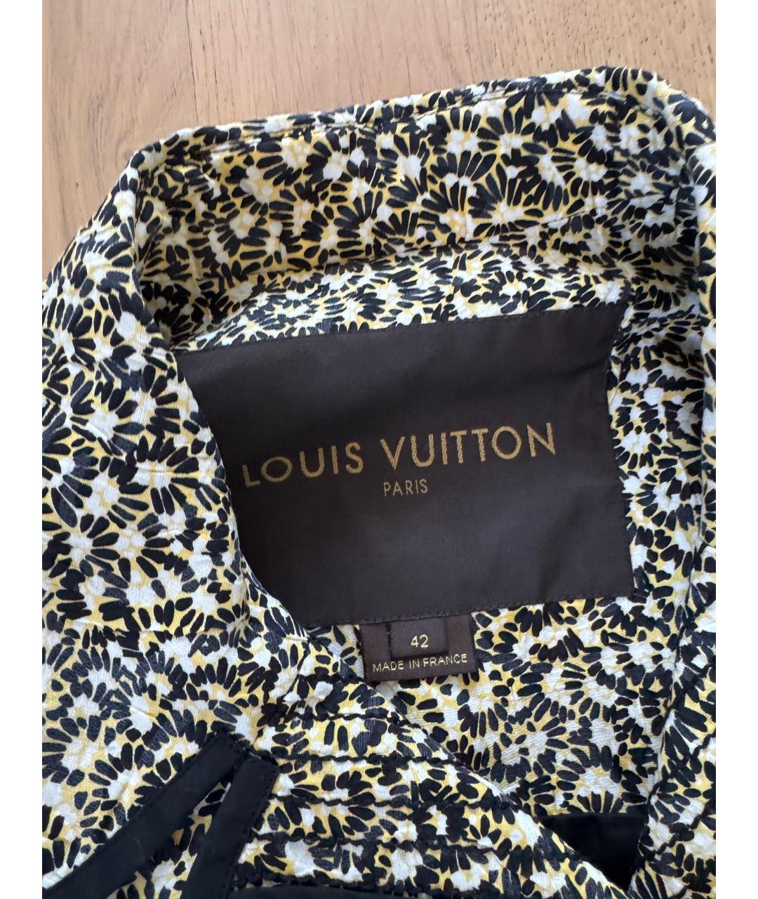 LOUIS VUITTON Бежевый хлопковый тренч/плащ, фото 3