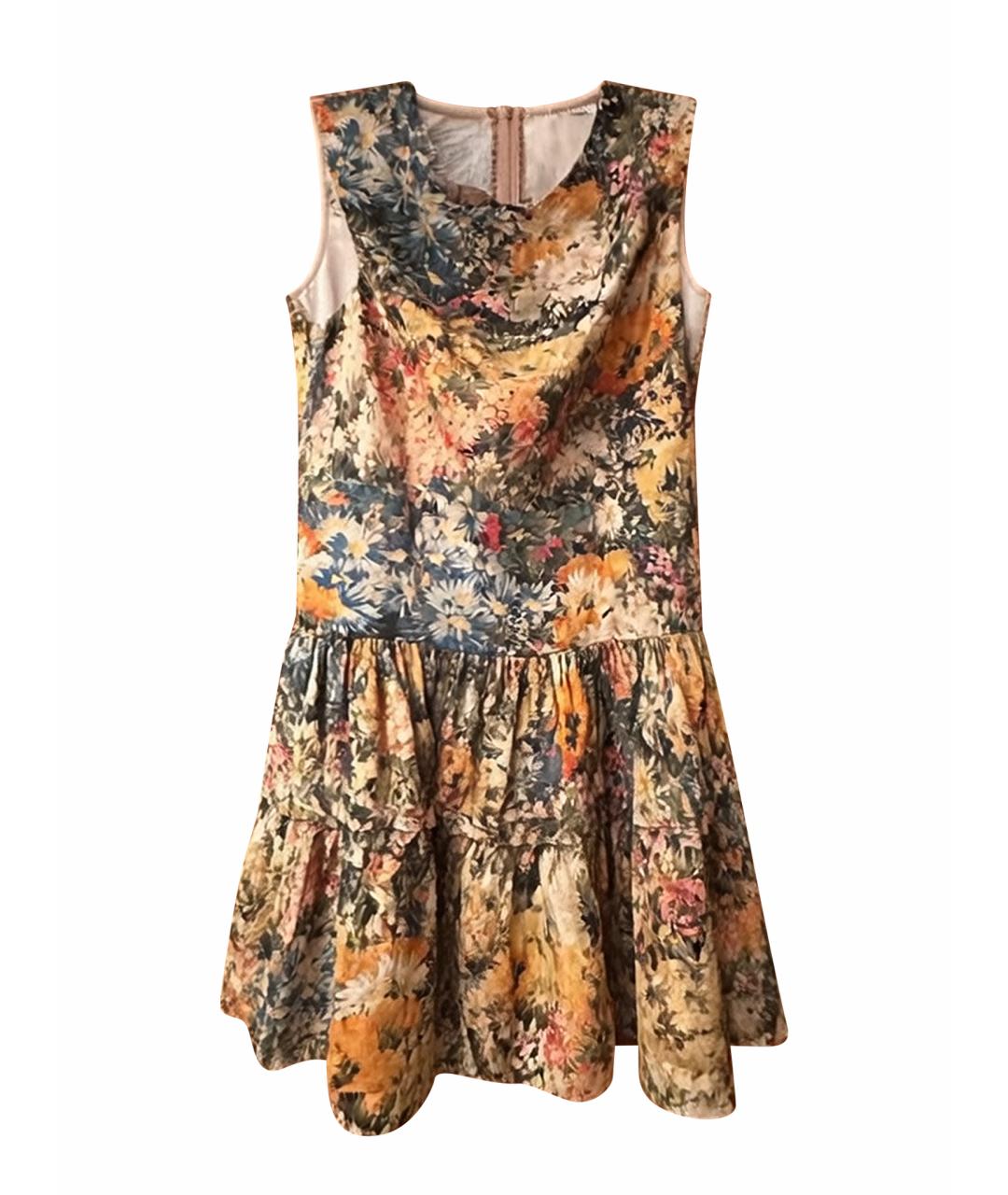 RED VALENTINO Мульти хлопковое платье, фото 1