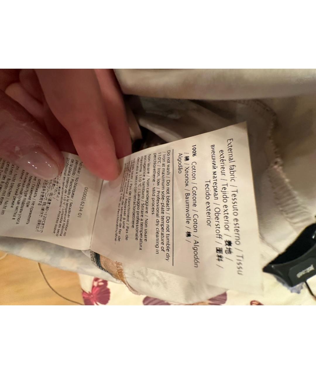 RED VALENTINO Мульти хлопковое платье, фото 4