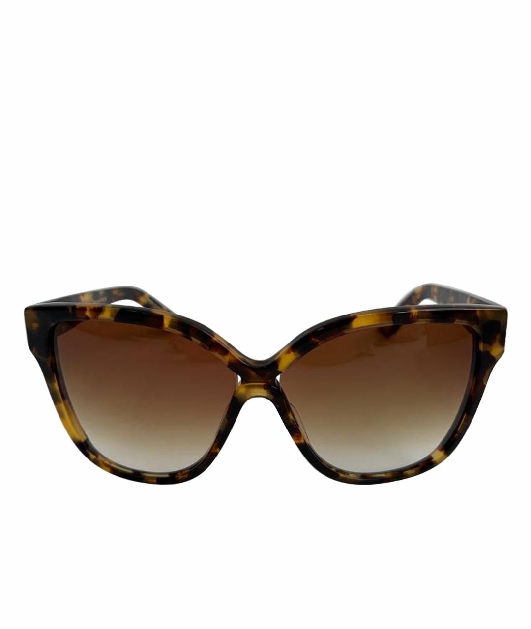 DITA Коричневые пластиковые солнцезащитные очки, фото 1