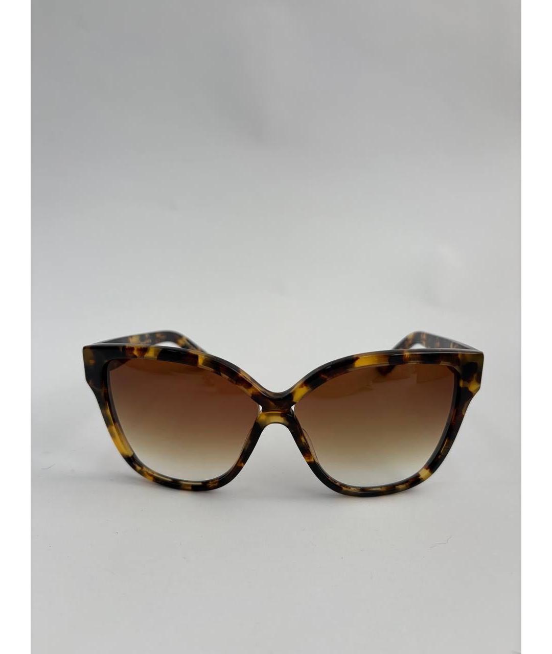 DITA Коричневые пластиковые солнцезащитные очки, фото 9