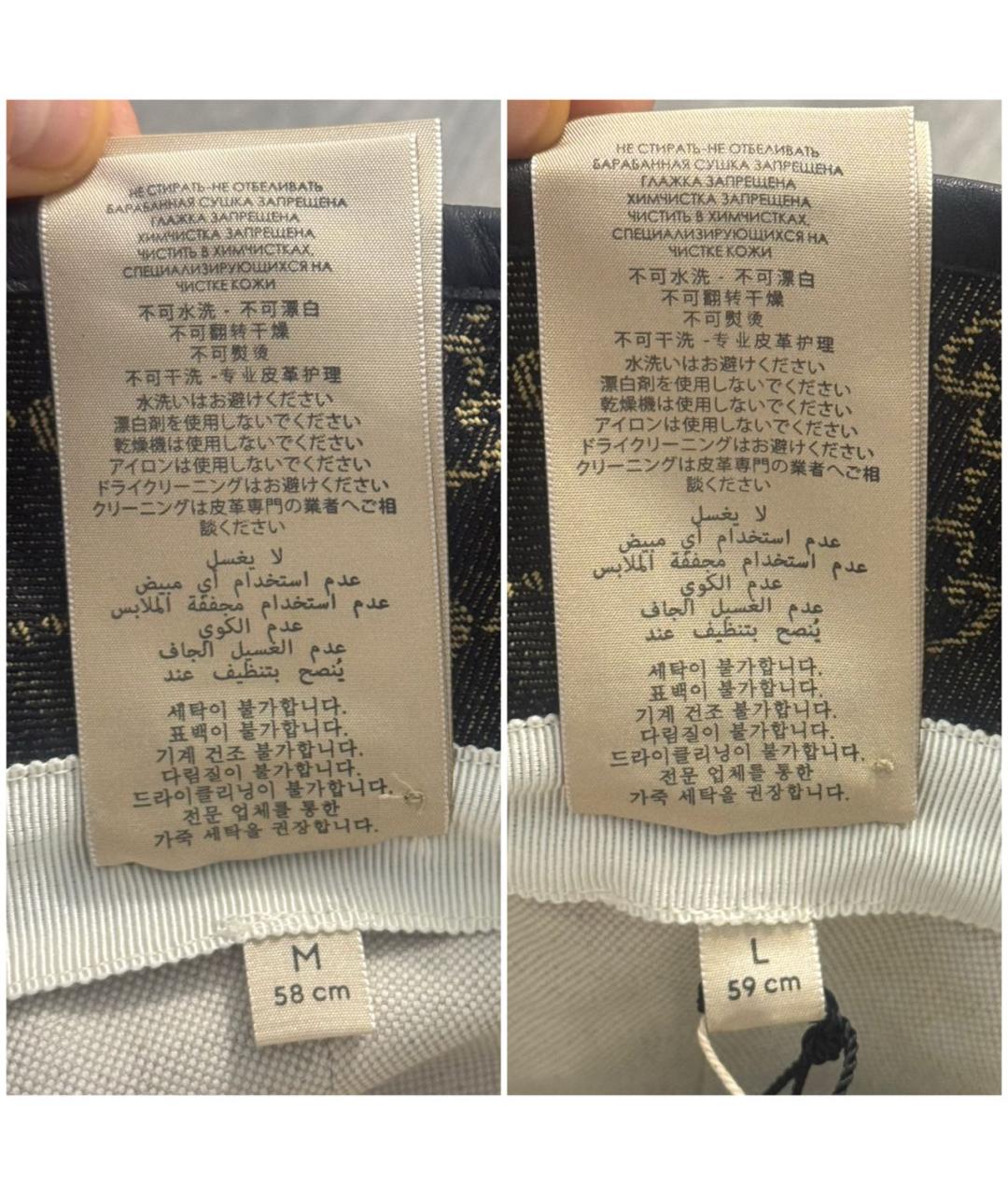 GUCCI Темно-синяя хлопковая шляпа, фото 5