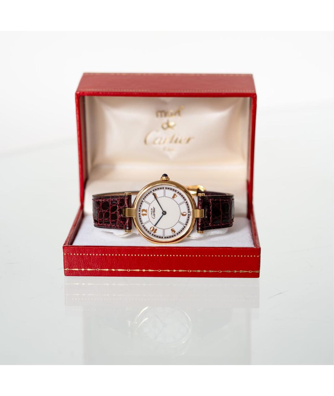 CARTIER Золотые позолоченные часы, фото 2