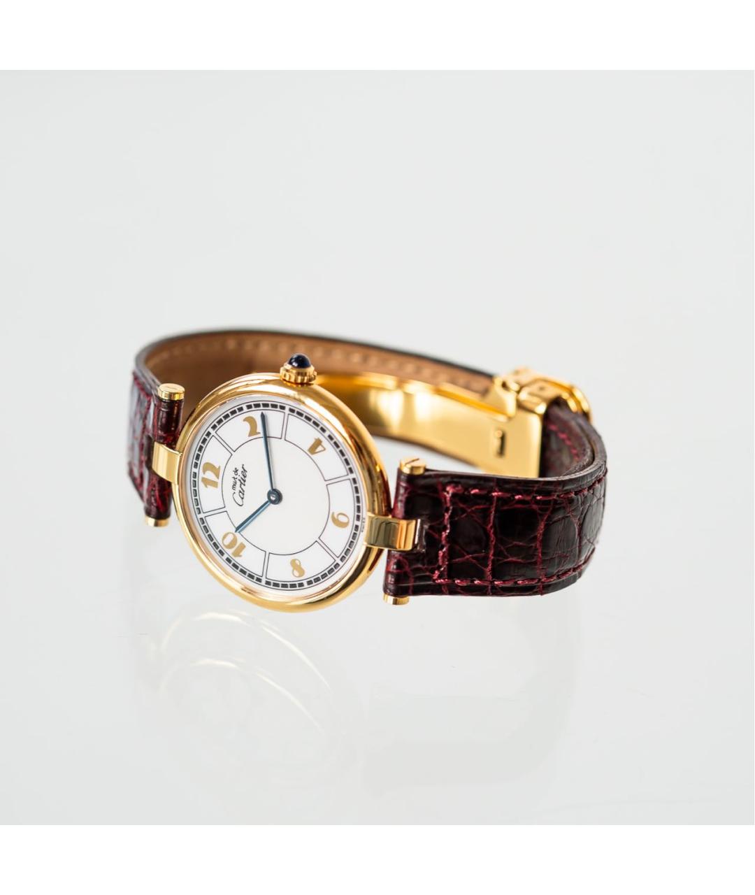 CARTIER Золотые позолоченные часы, фото 3