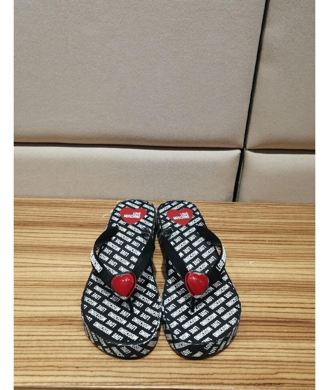 LOVE MOSCHINO Мульти шлепанцы, фото 2