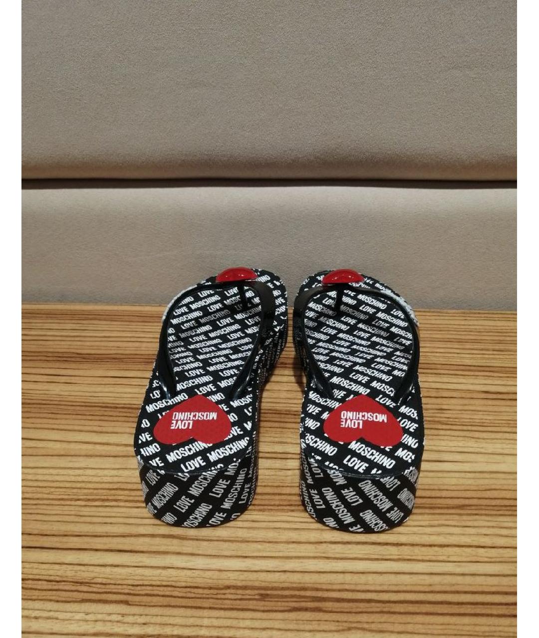 LOVE MOSCHINO Мульти шлепанцы, фото 3