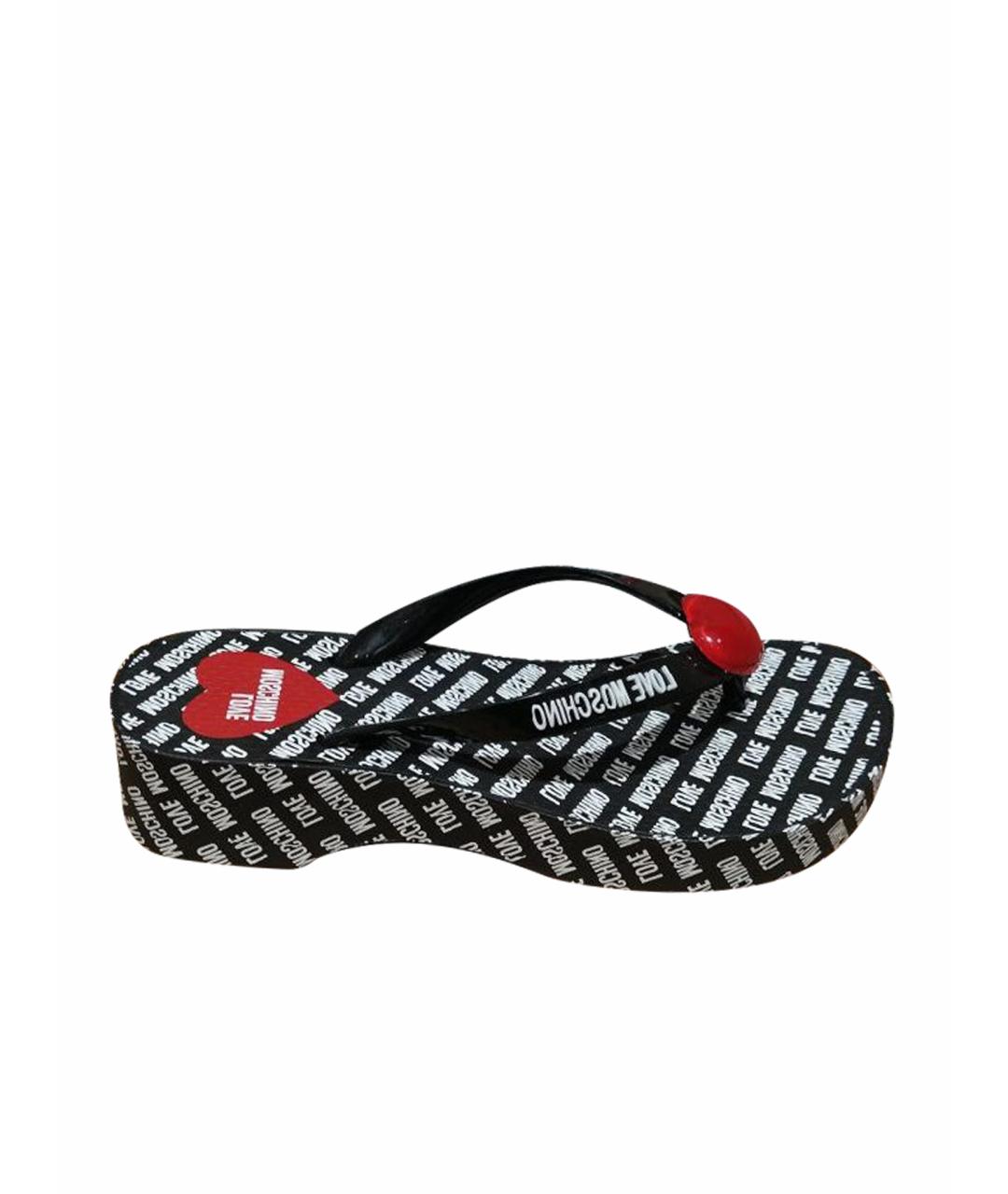 LOVE MOSCHINO Мульти шлепанцы, фото 1