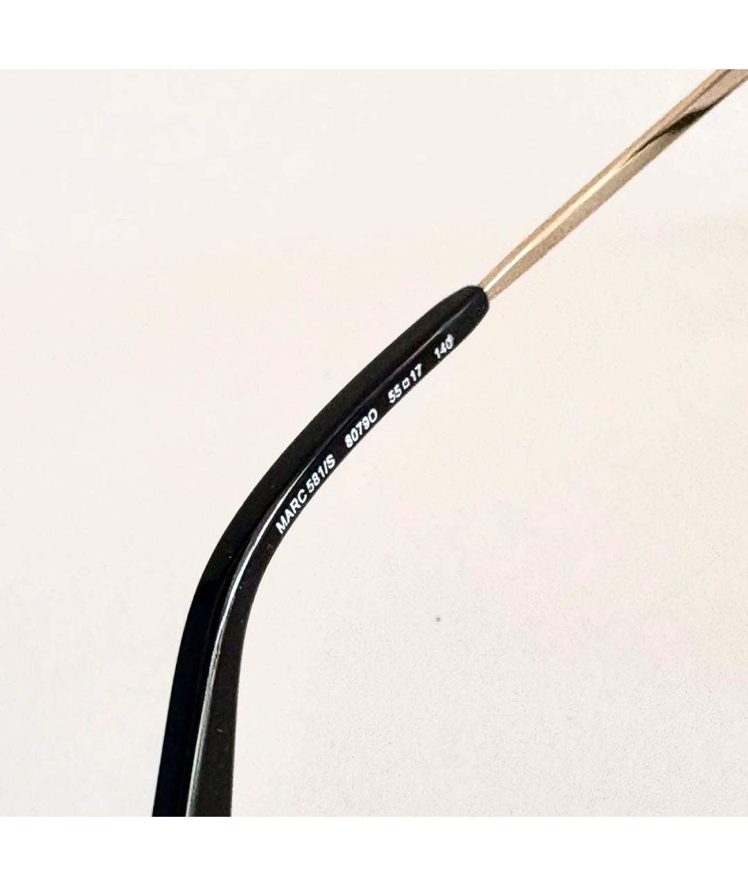 MARC JACOBS Черные пластиковые солнцезащитные очки, фото 4