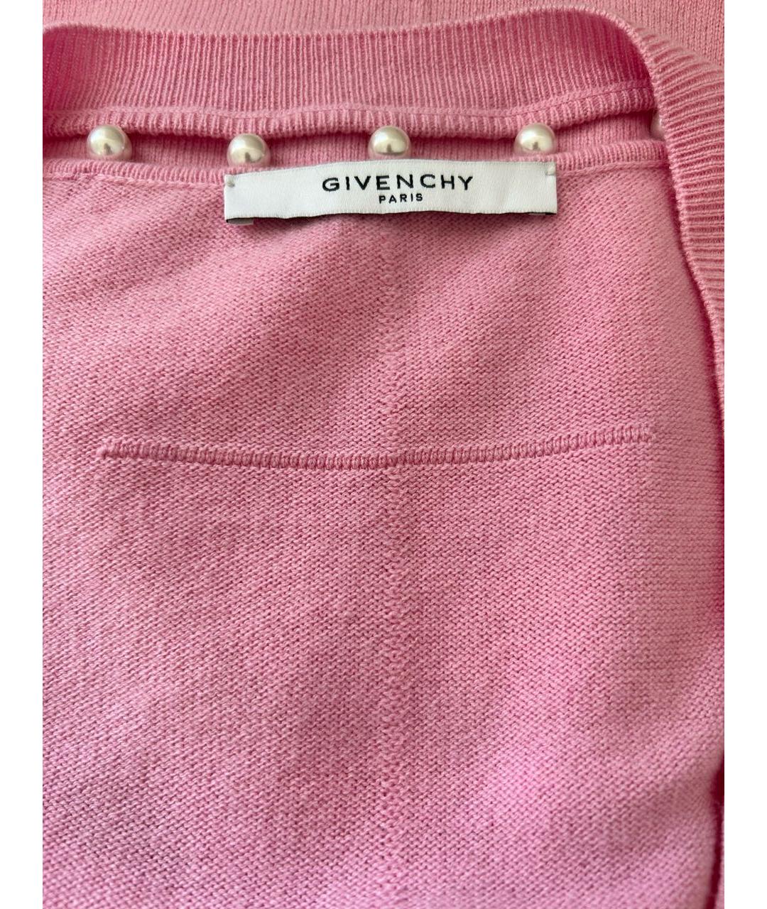 GIVENCHY Розовый кашемировый джемпер / свитер, фото 3