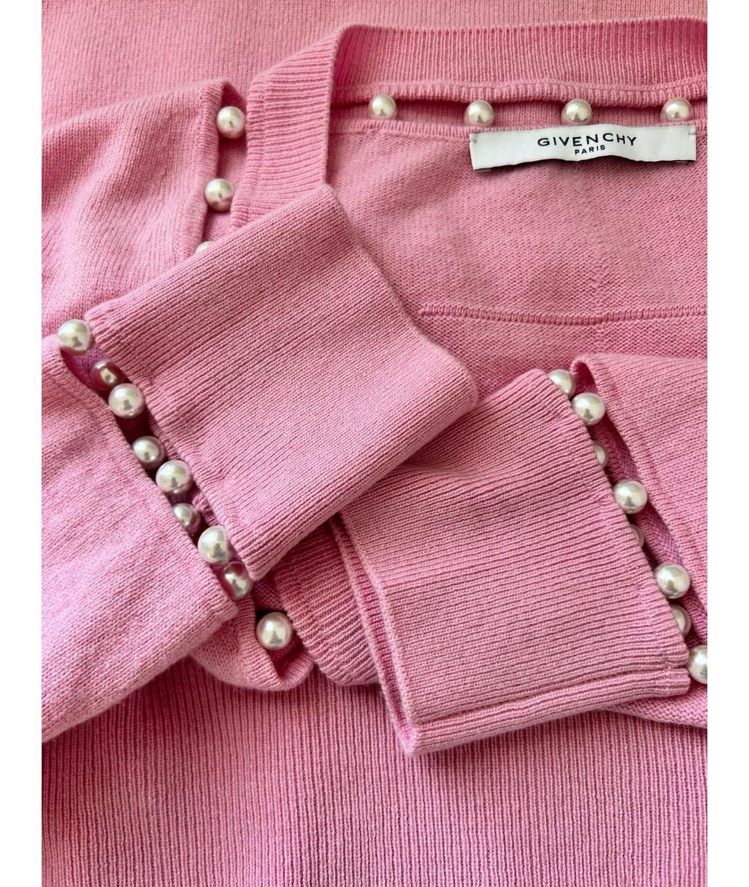 GIVENCHY Розовый кашемировый джемпер / свитер, фото 5