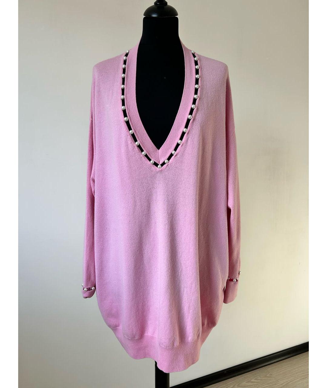GIVENCHY Розовый кашемировый джемпер / свитер, фото 9