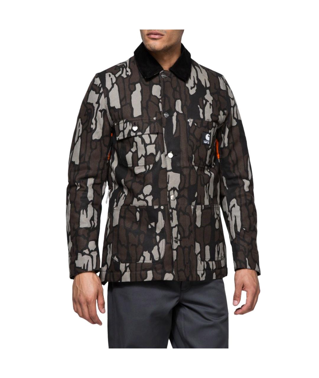 CARHARTT WIP Коричневая хлопковая куртка, фото 5