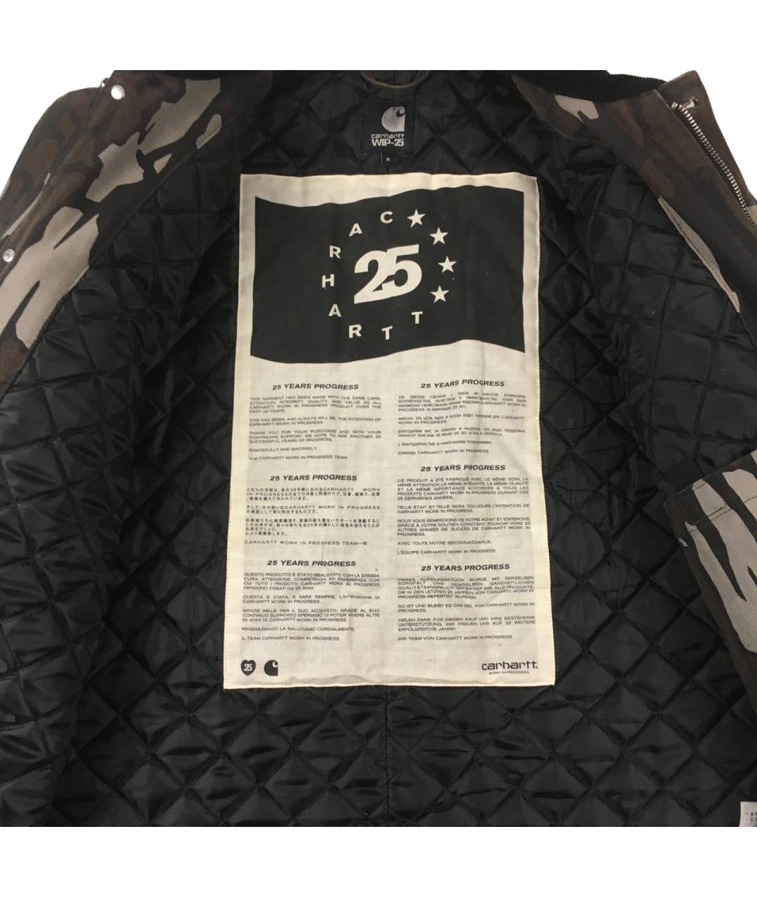 CARHARTT WIP Коричневая хлопковая куртка, фото 4