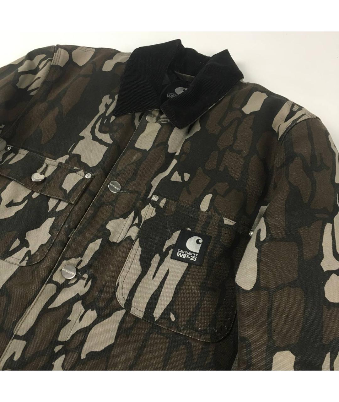 CARHARTT WIP Коричневая хлопковая куртка, фото 2