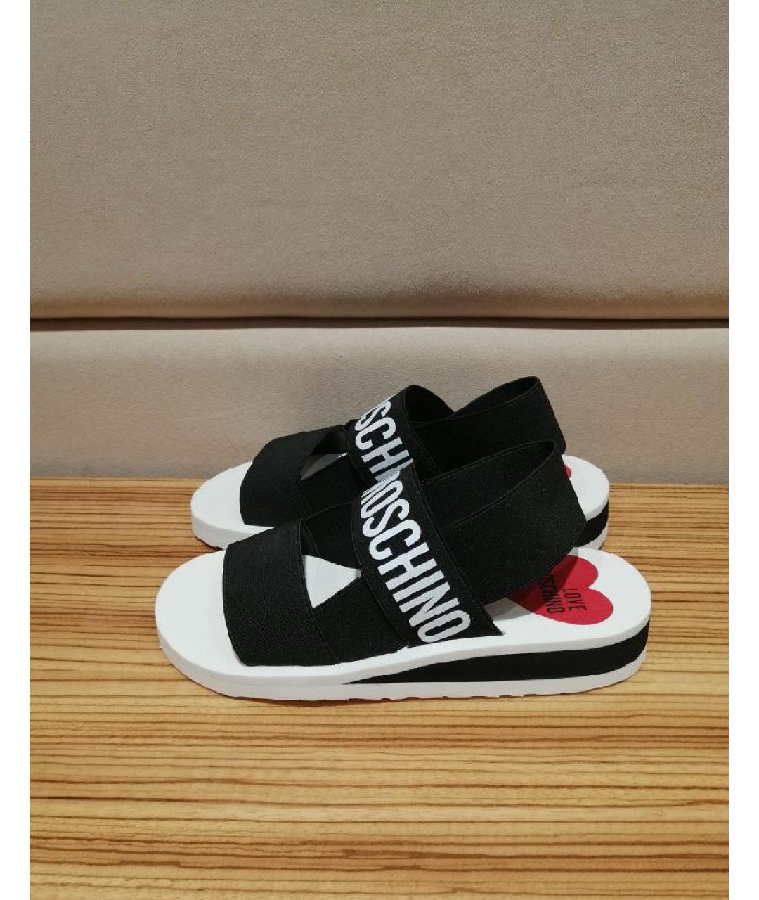 LOVE MOSCHINO Мульти сандалии, фото 4