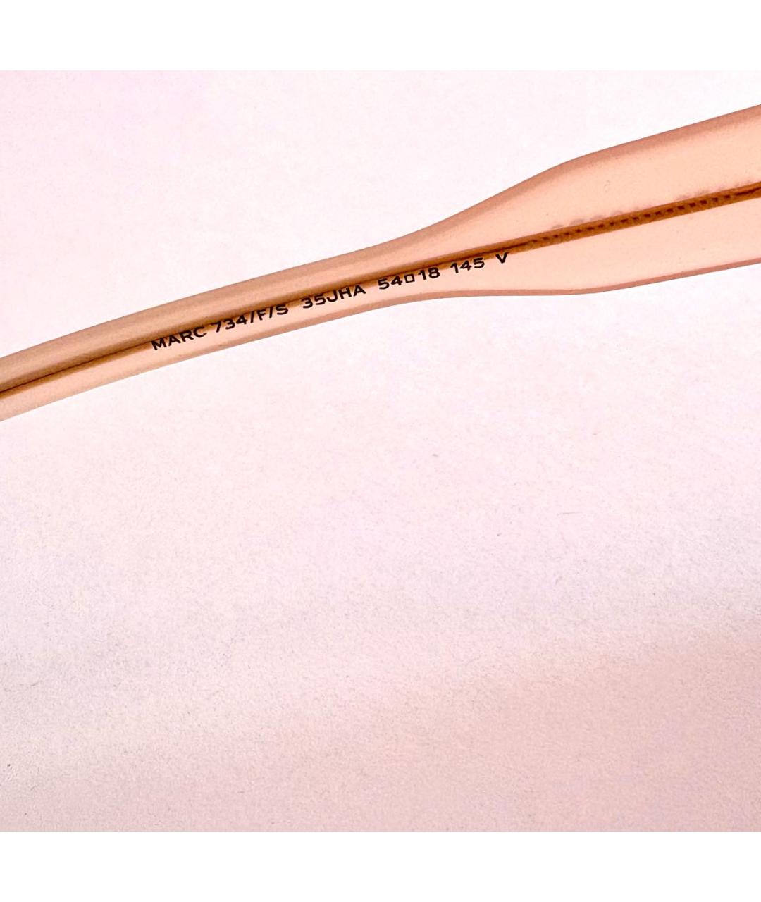 MARC JACOBS Розовые пластиковые солнцезащитные очки, фото 5