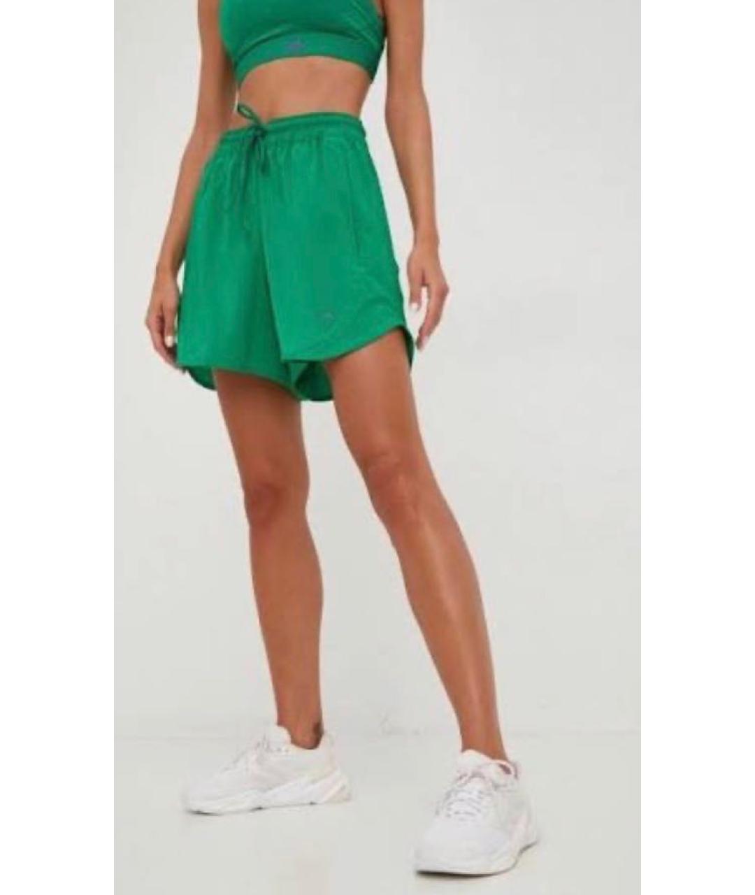 ADIDAS BY STELLA MCCARTNEY Зеленые полиэстеровые шорты, фото 2