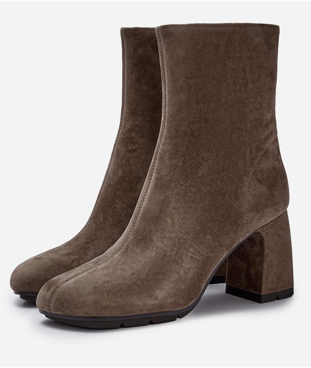 ASH Коричневые замшевые ботильоны, фото 3