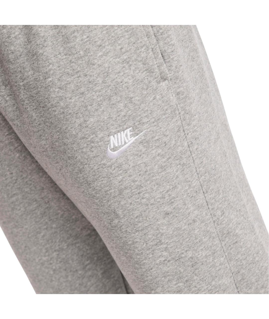 NIKE Серые хлопковые повседневные брюки, фото 3