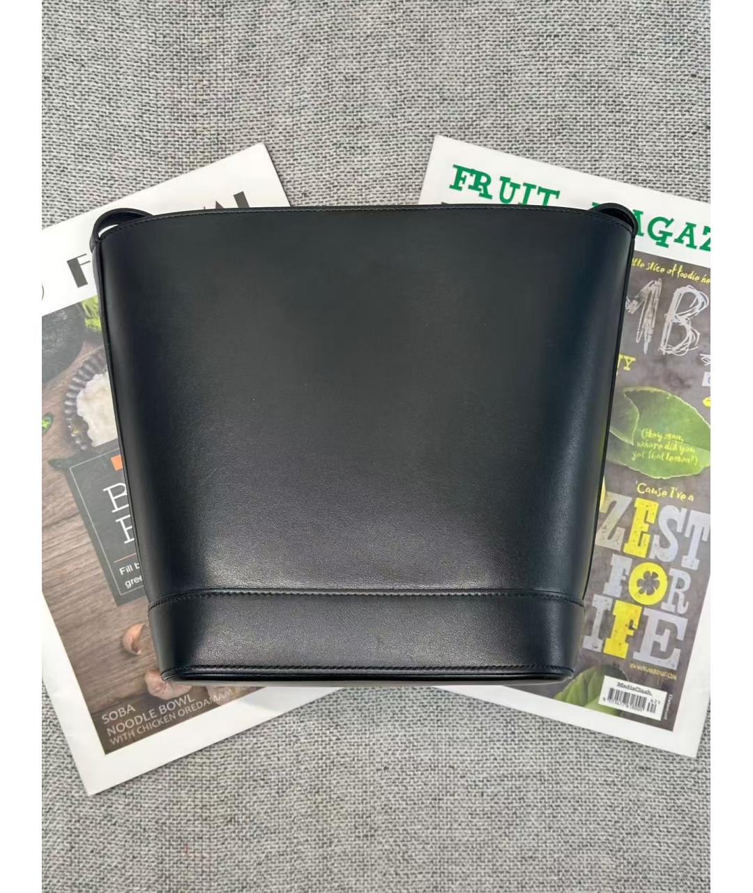 CELINE Черная кожаная сумка через плечо, фото 2