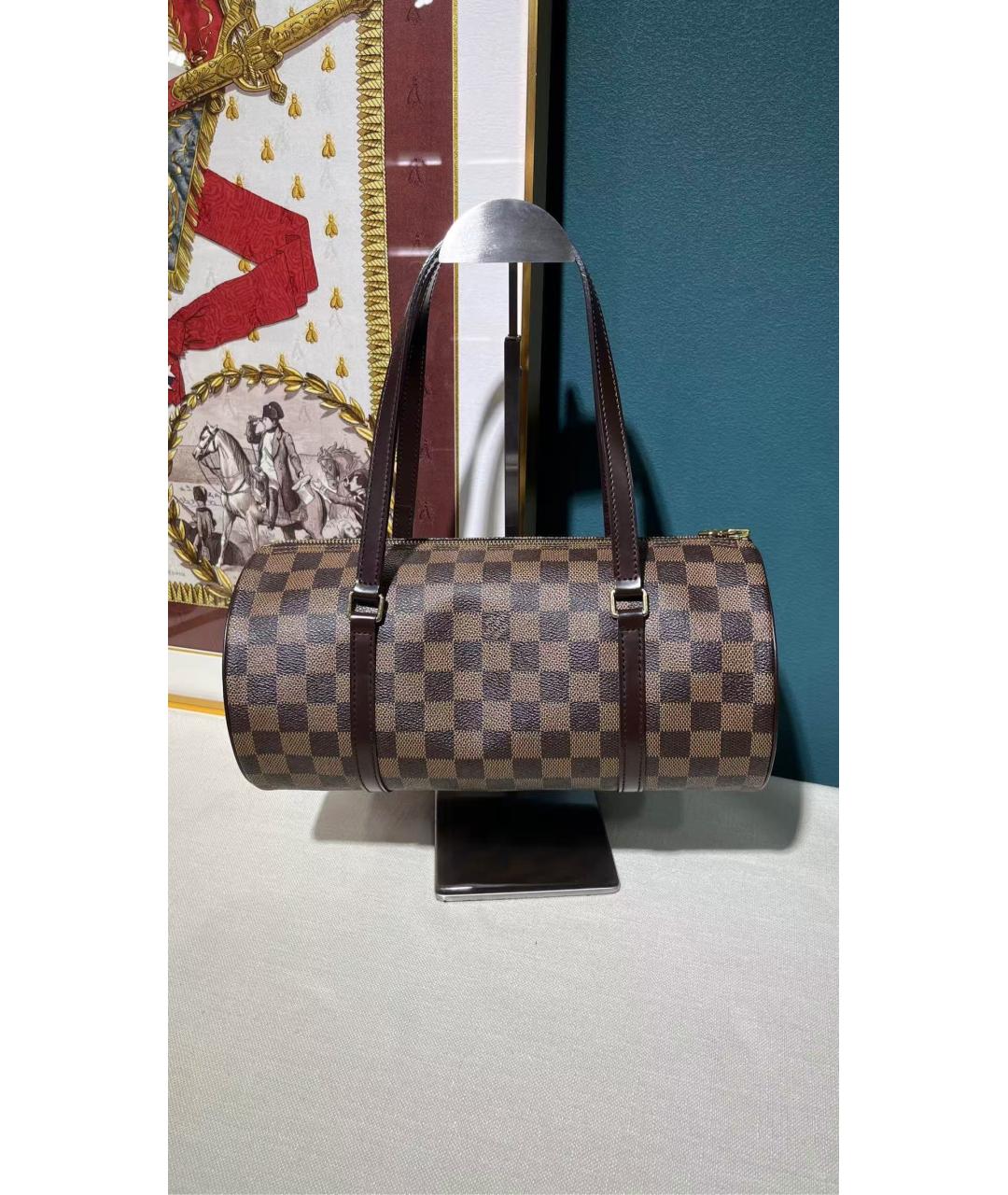 LOUIS VUITTON Коричневая сумка через плечо, фото 3