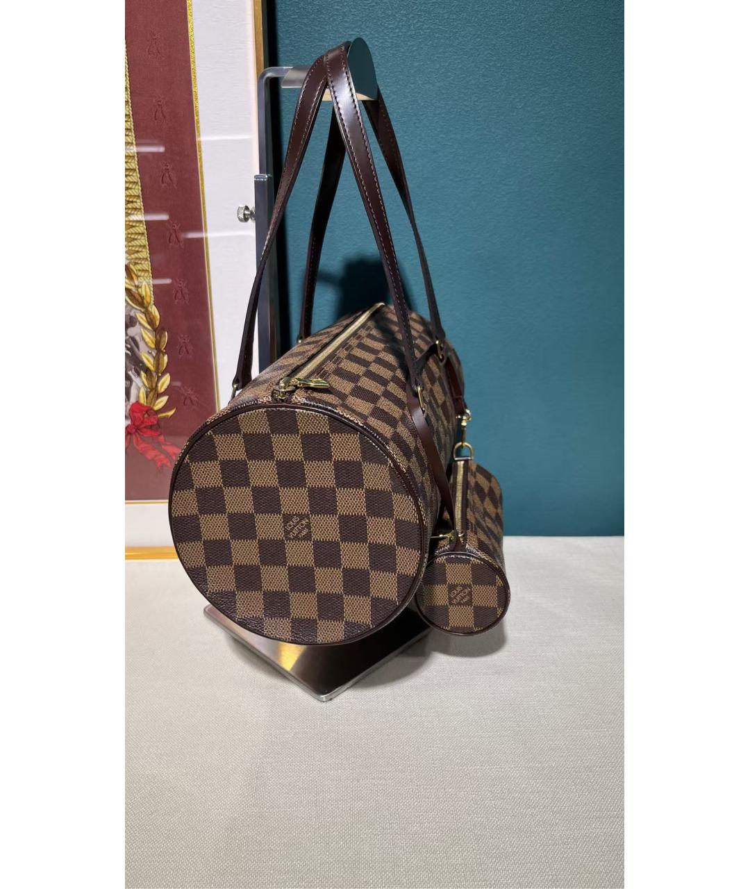 LOUIS VUITTON Коричневая сумка через плечо, фото 4