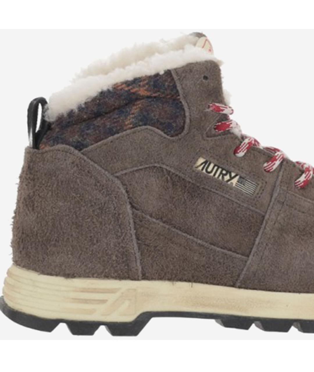 AUTRY Зеленые замшевые высокие ботинки, фото 4