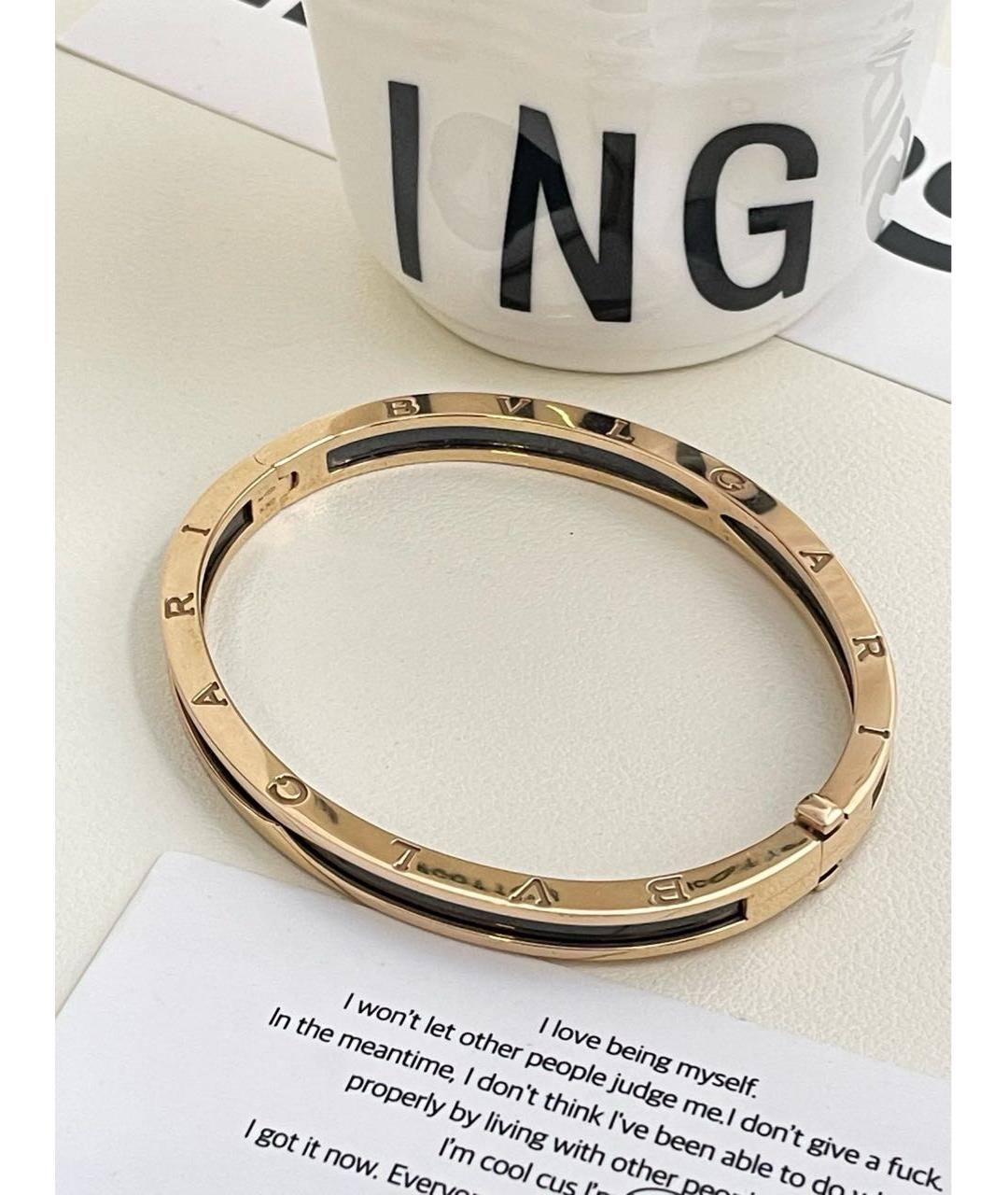 BVLGARI Золотой браслет из розового золота, фото 2