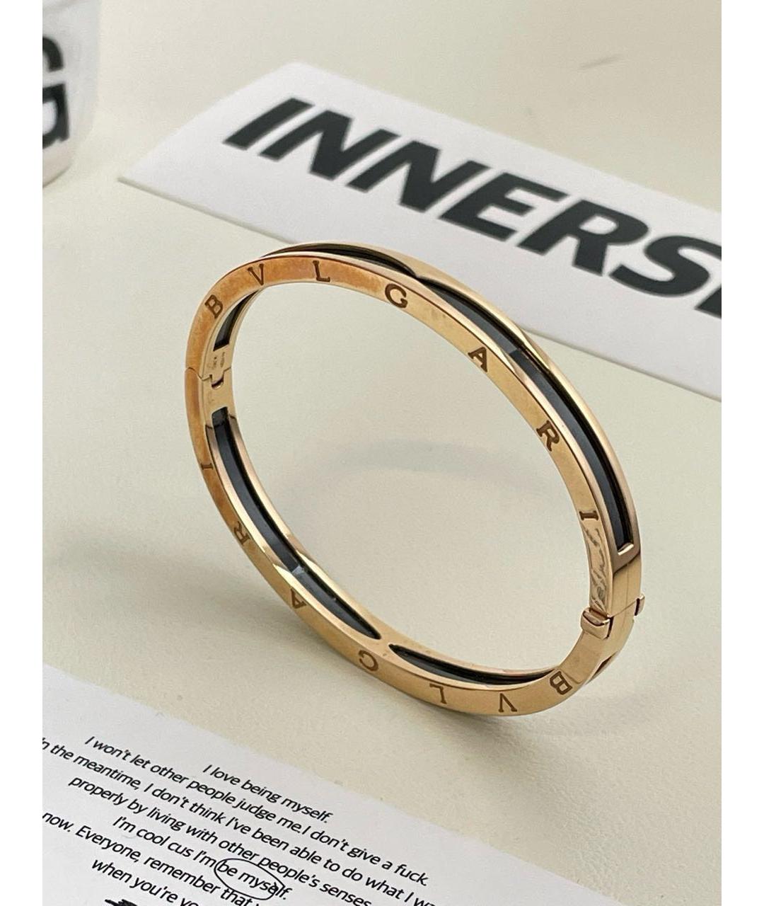 BVLGARI Золотой браслет из розового золота, фото 5