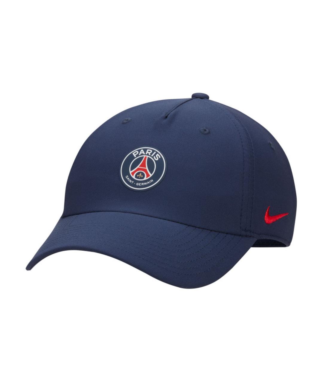 NIKE Темно-синяя хлопковая кепка/бейсболка, фото 4