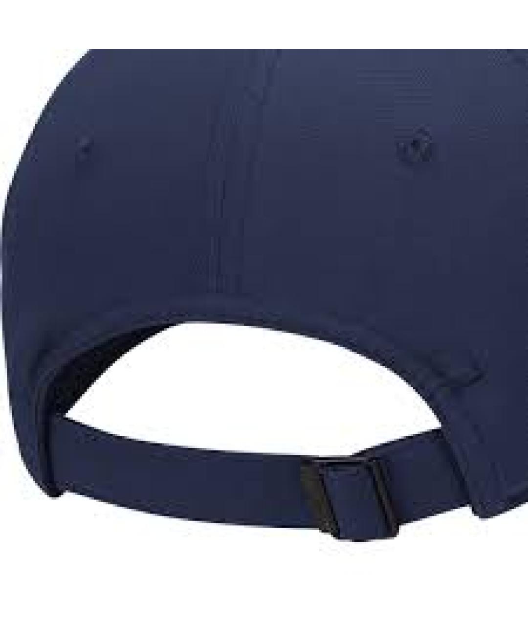 NIKE Темно-синяя хлопковая кепка/бейсболка, фото 3