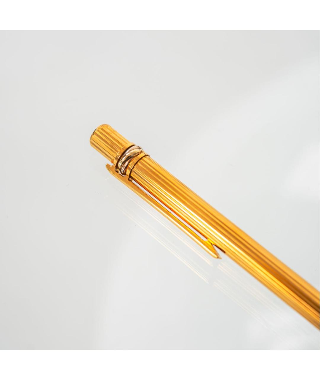 CARTIER Золотая позолоченная шариковая ручка, фото 4
