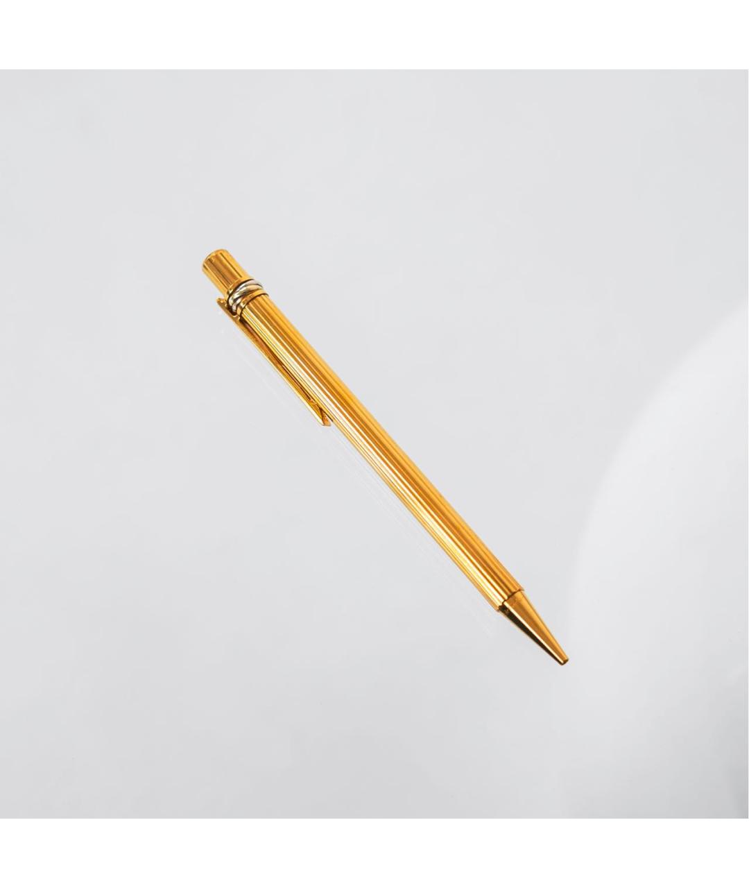 CARTIER Золотая позолоченная шариковая ручка, фото 3
