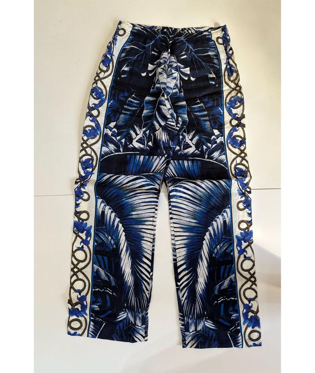 ROBERTO CAVALLI Льняные повседневные брюки, фото 7