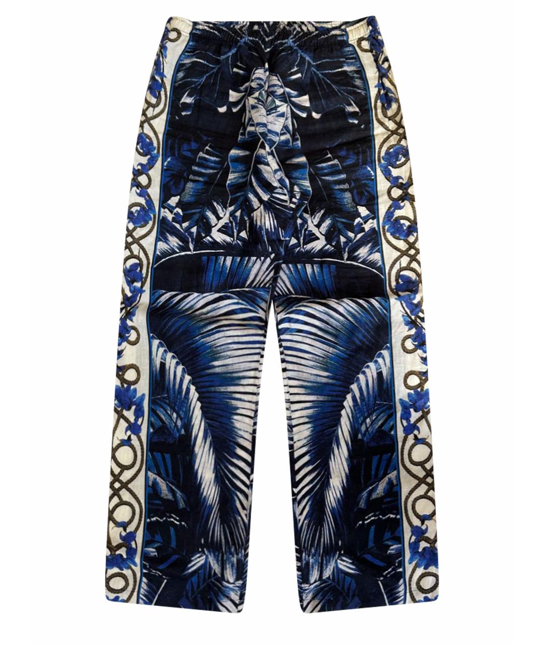 ROBERTO CAVALLI Льняные повседневные брюки, фото 1