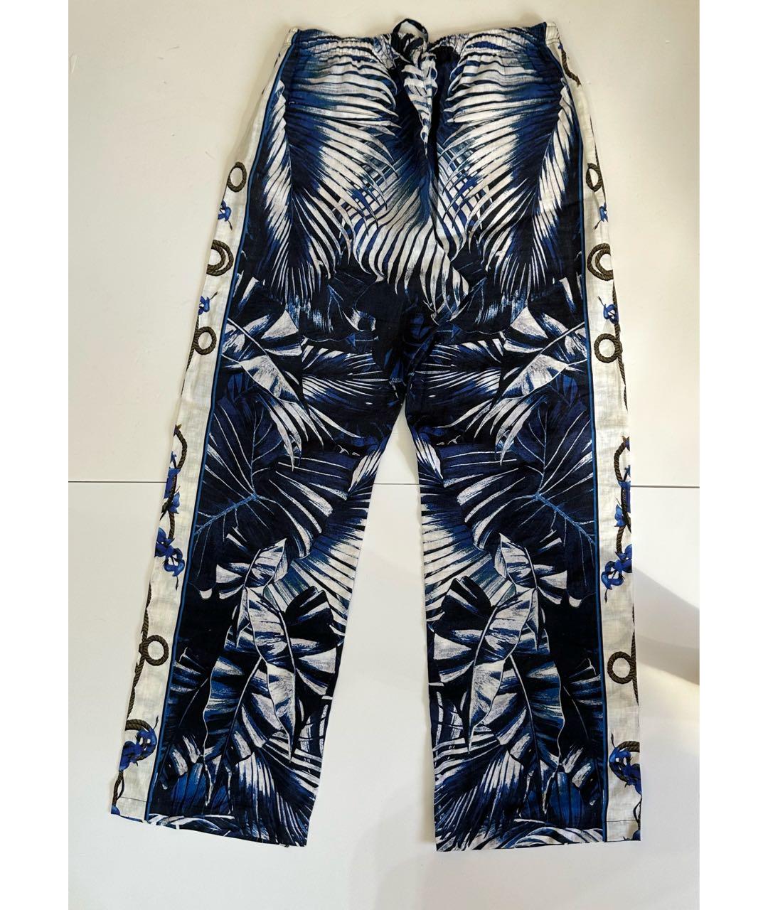 ROBERTO CAVALLI Льняные повседневные брюки, фото 2